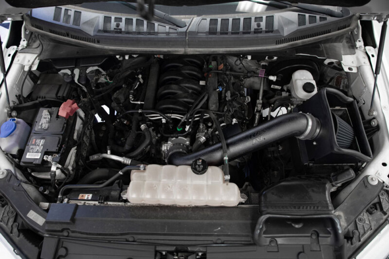 K&N 15-20 Ford F150 V8-5.0L Cold Air Intake - Dryflow - 30-2591 Photo - Mounted