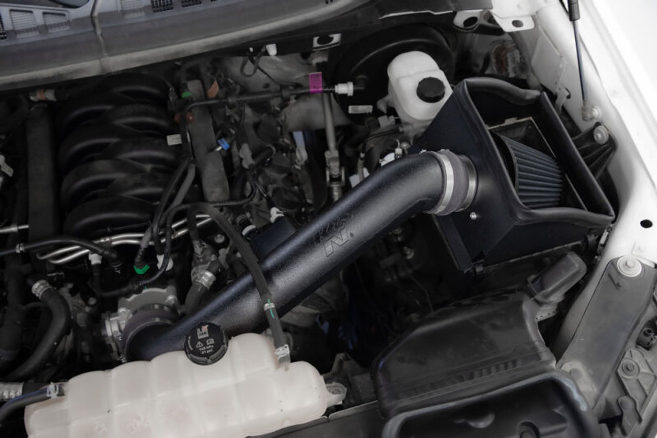 K&N 15-20 Ford F150 V8-5.0L Cold Air Intake - Dryflow - 30-2591 Photo - Mounted