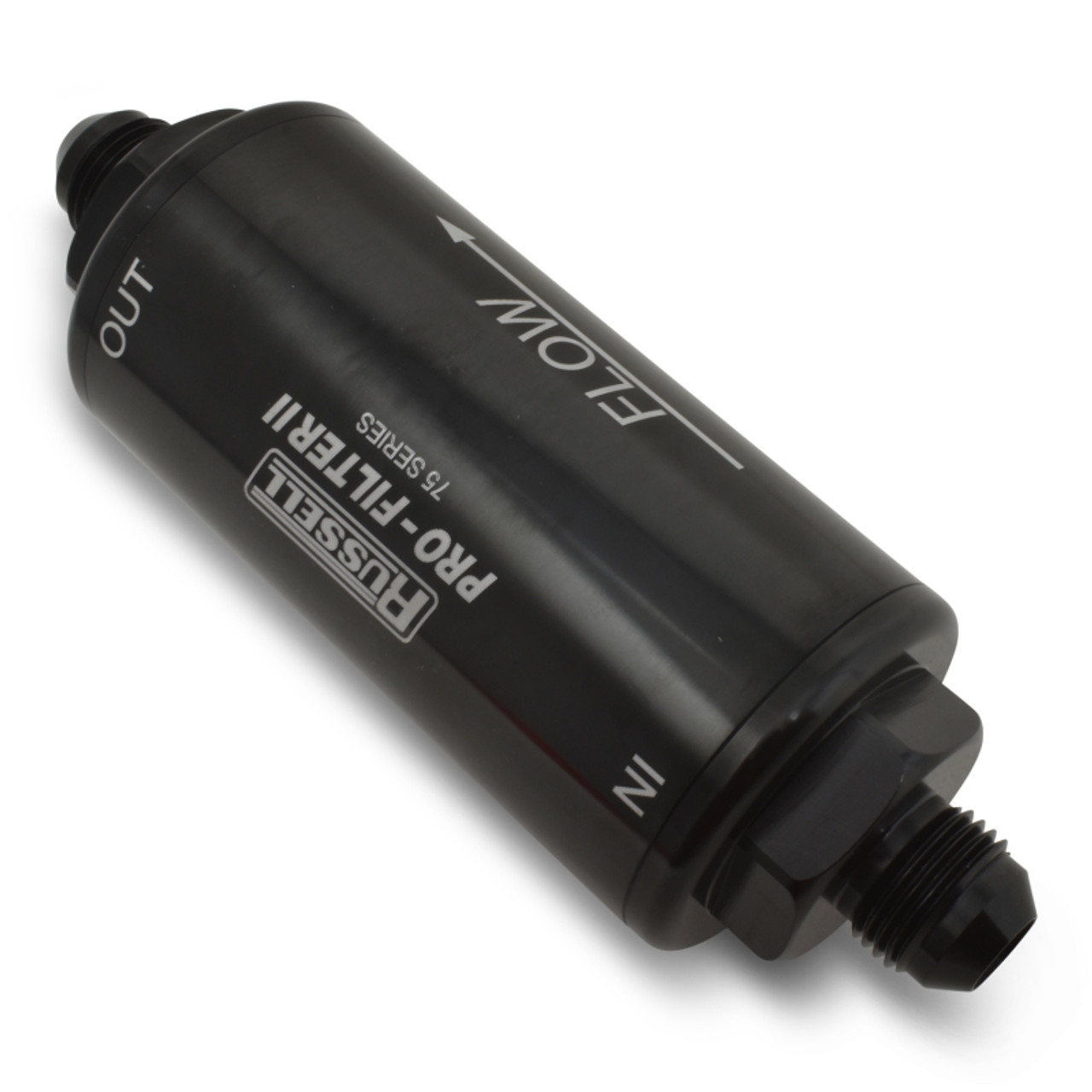 Russell 75 Series 10 Micron 8AN Profilter Fuel Filter - 750801 360 Degree Image Set