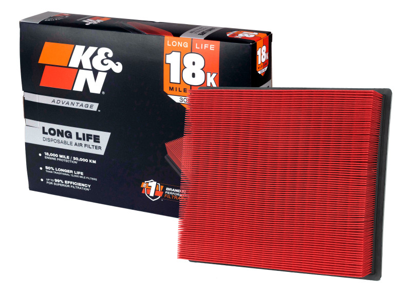 K&N Toyota Tundra V8-4.6L F/I 2014-2023 Advantage Air Filter - KNA-5017 Photo - out of package