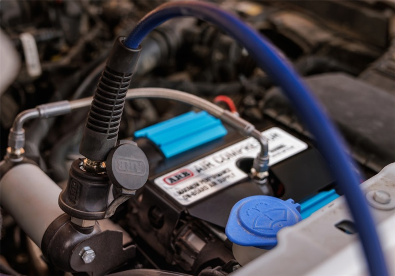 Ford Racing 21-24 Ford Bronco Under Hood Air Compressor Kit - M-1830-BRC Photo - Mounted