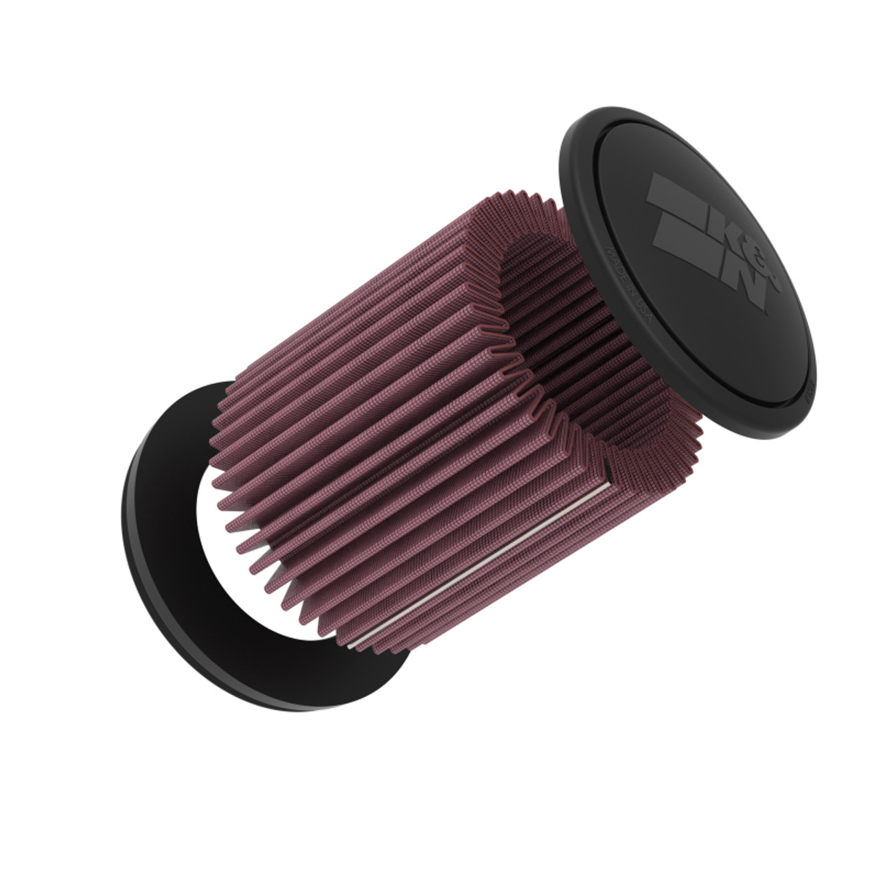 K&N Universal 4in Flange x 6-17/32in Base x 6-3/4in Height Clamp-On Air Filter - RU-5401 Photo - out of package