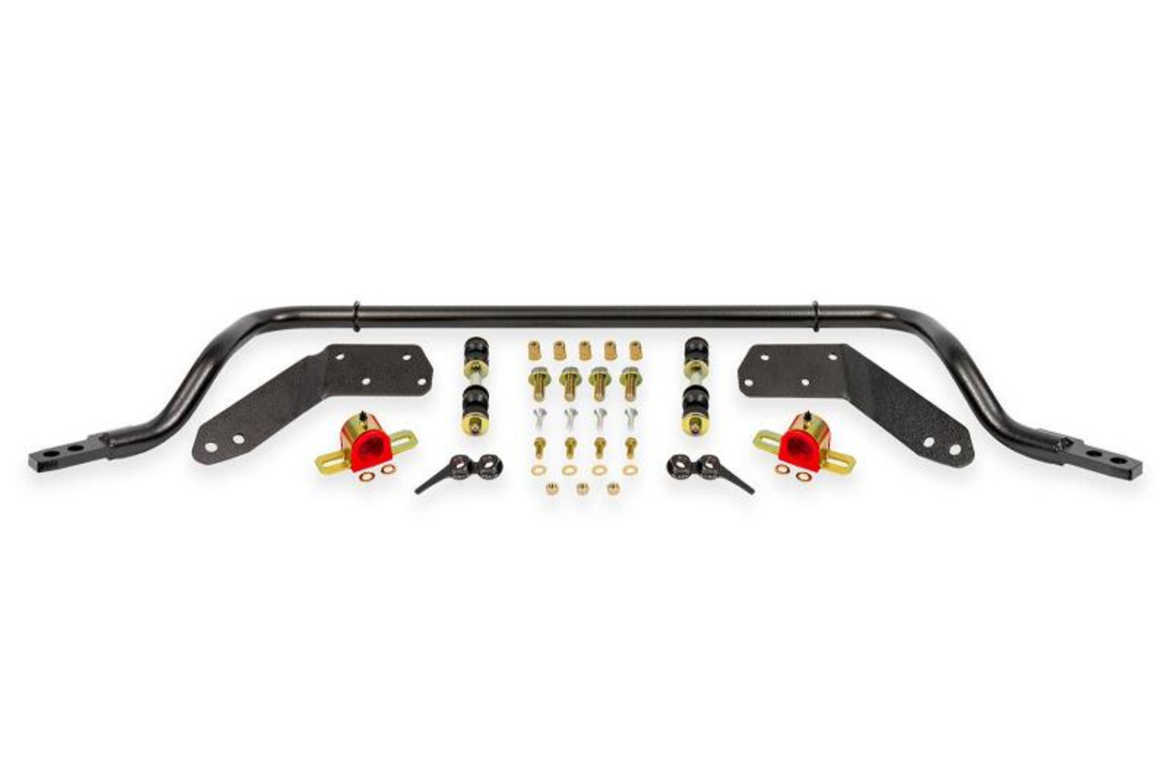 BMR 78-87 G-Body Front Sway Bar Kit - 1.25in Hollow - 2-Hole Adjustable - Black Hammertone - SB461H User 1