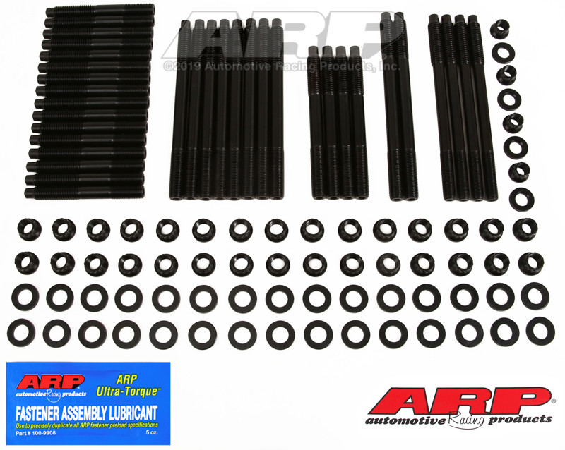 ARP SBC w/Brdx,Rdck alm blck, 12/18A WT/Clone Brdx hd 3/8 ctr blt holes hsk - 134-4307 Photo - Primary