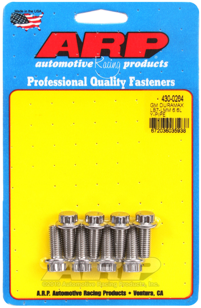 ARP GM Duramax LB7-LMM 6.6L SS 12pt Y-pipe bolt kit - 430-0204 Photo - Primary