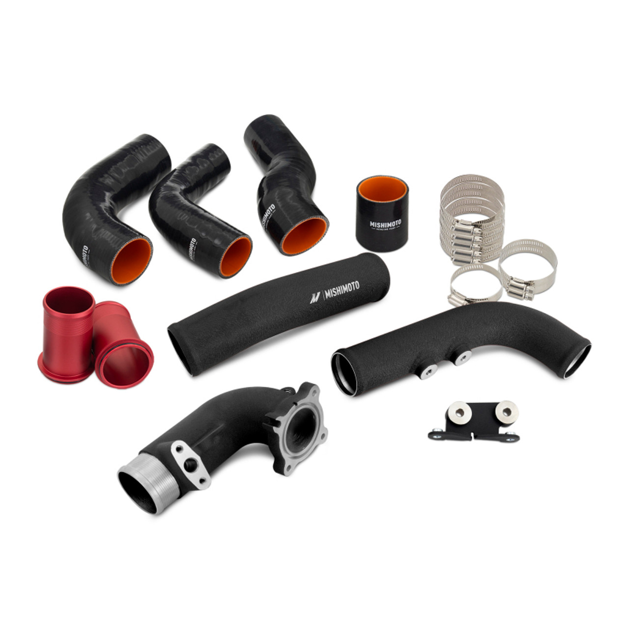 Mishimoto 2023+ Toyota GR Corolla Intercooler Pipe Kit - Micro Wrinkle Black - MMICP-GRC-23BK Photo - Primary