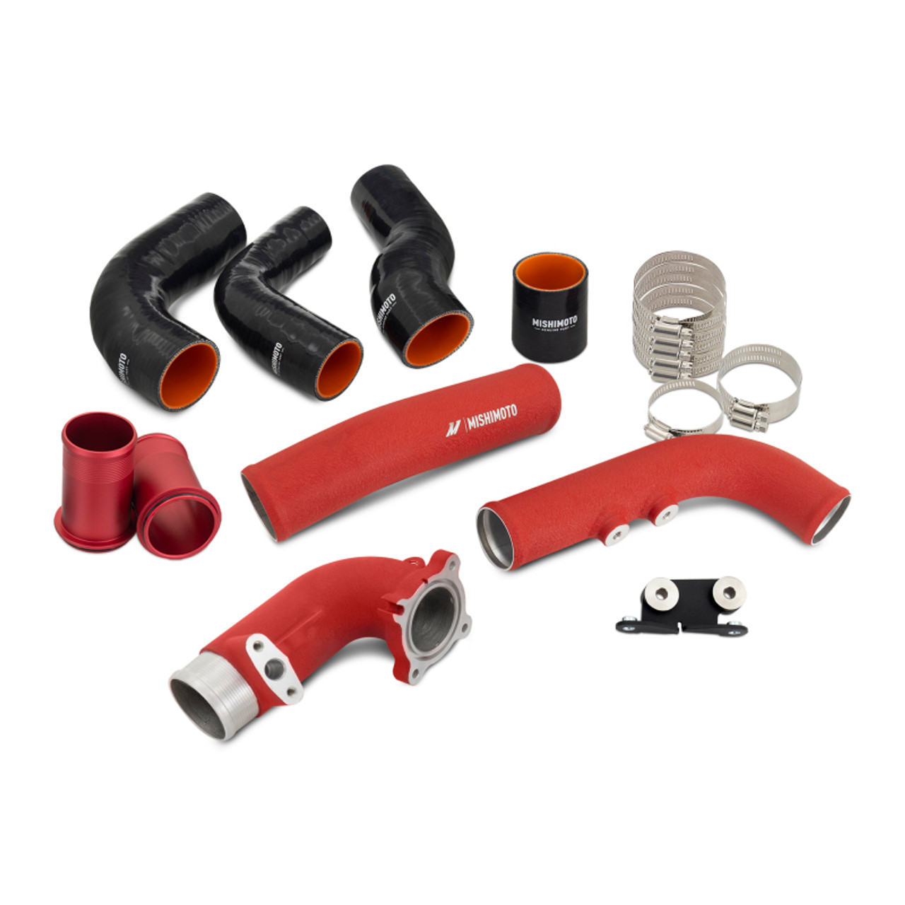 Mishimoto 2023+ Toyota GR Corolla Intercooler Pipe Kit - Wrinkle Red - MMICP-GRC-23RD Photo - Primary