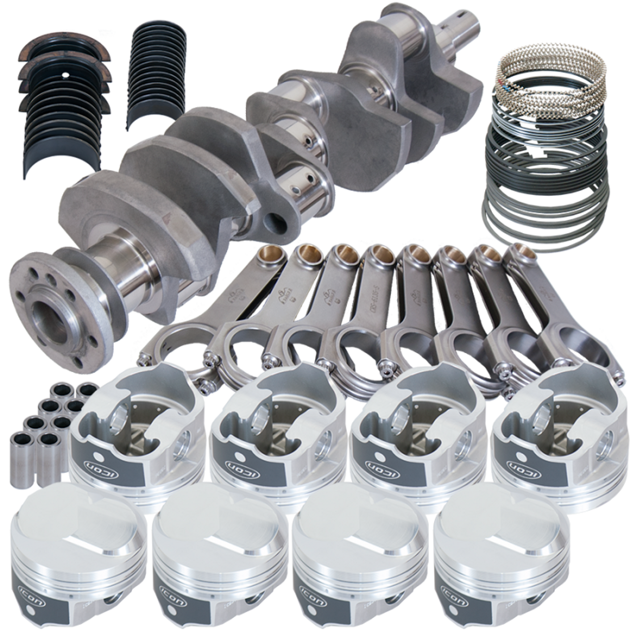 Eagle Chevy 454 4.000in Crank 6.135in H-Beam 43cc Dome 4.250in Pistons Rotating Assembly - 11326000 Photo - Primary