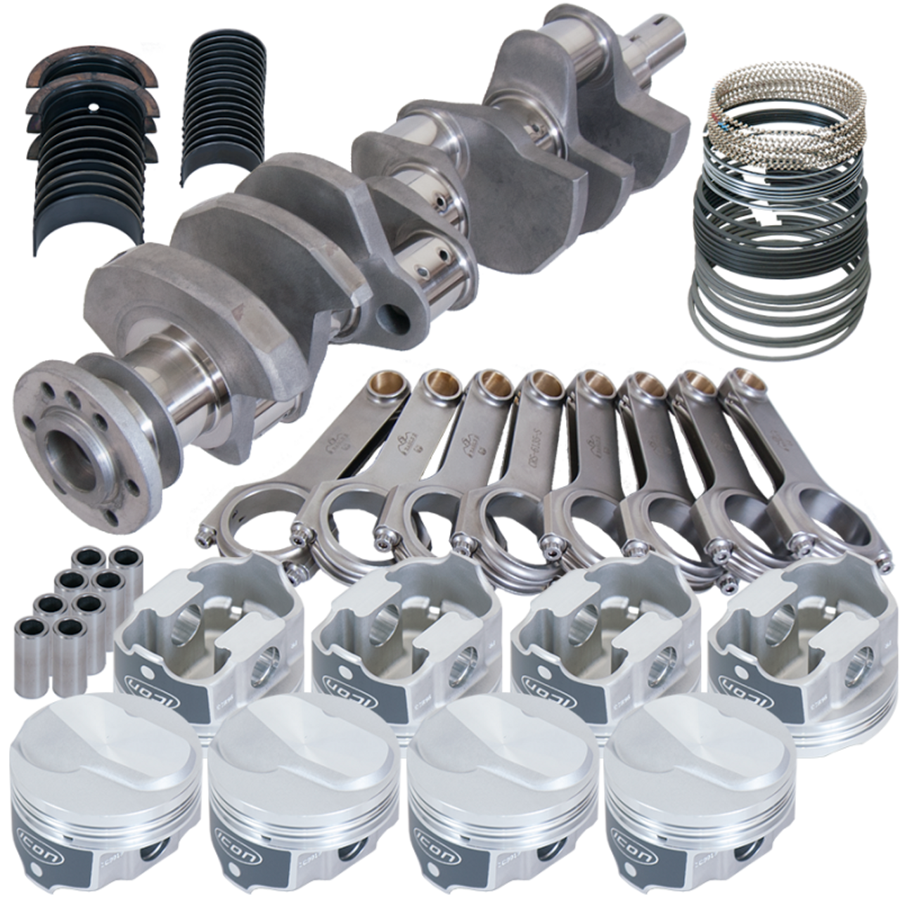 Eagle Chevy 454 4.000in Crank 6.135in H-Beam 18.3cc Dome 4.280in Pistons Rotating Assembly - 11420030 Photo - Primary