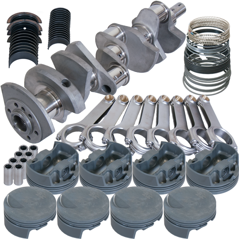 Eagle Chevy 502 4.250in Crank 6.385in H-Beam -3cc Flat Top 4.560in Pistons Rotating Assembly - 116104560 Photo - Primary
