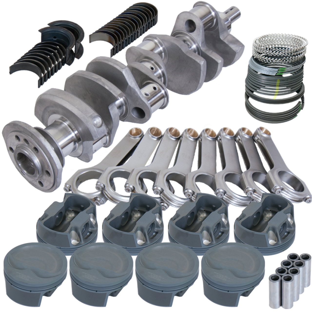 Eagle Chevy 350 3.750in Crank 6.000in H-Beam -16cc Inv Dome 4.040in Pistons Rotating Assembly - 12010040 Photo - Primary