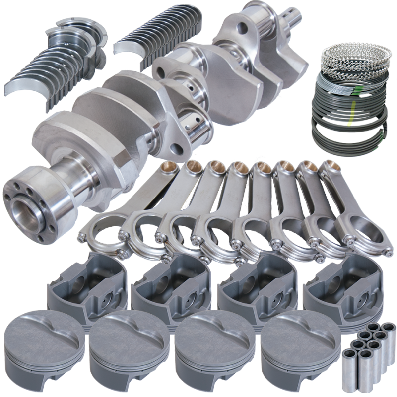 Eagle Chevy LT1 350 1Pc 3.750in Crank 6.000in H-Beam -5cc Flat Top 4.040in Pistons Rotating Assembly - 12111040 Photo - Primary