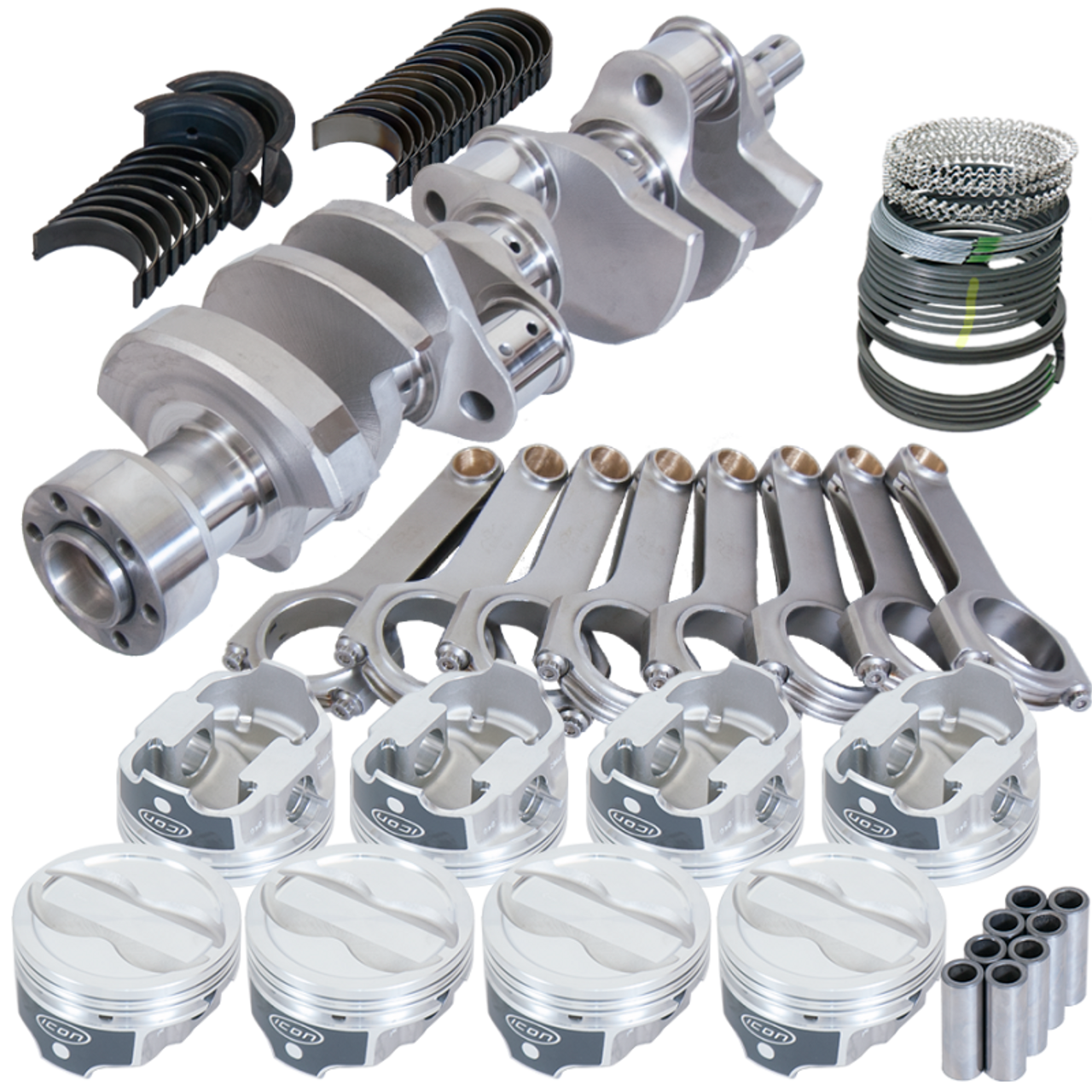 Eagle Chevy LT1 350 1Pc 3.750in Crank 6.000in H-Beam -18cc 4.030in Pistons Rotating Assembly - 12303L030 Photo - Primary