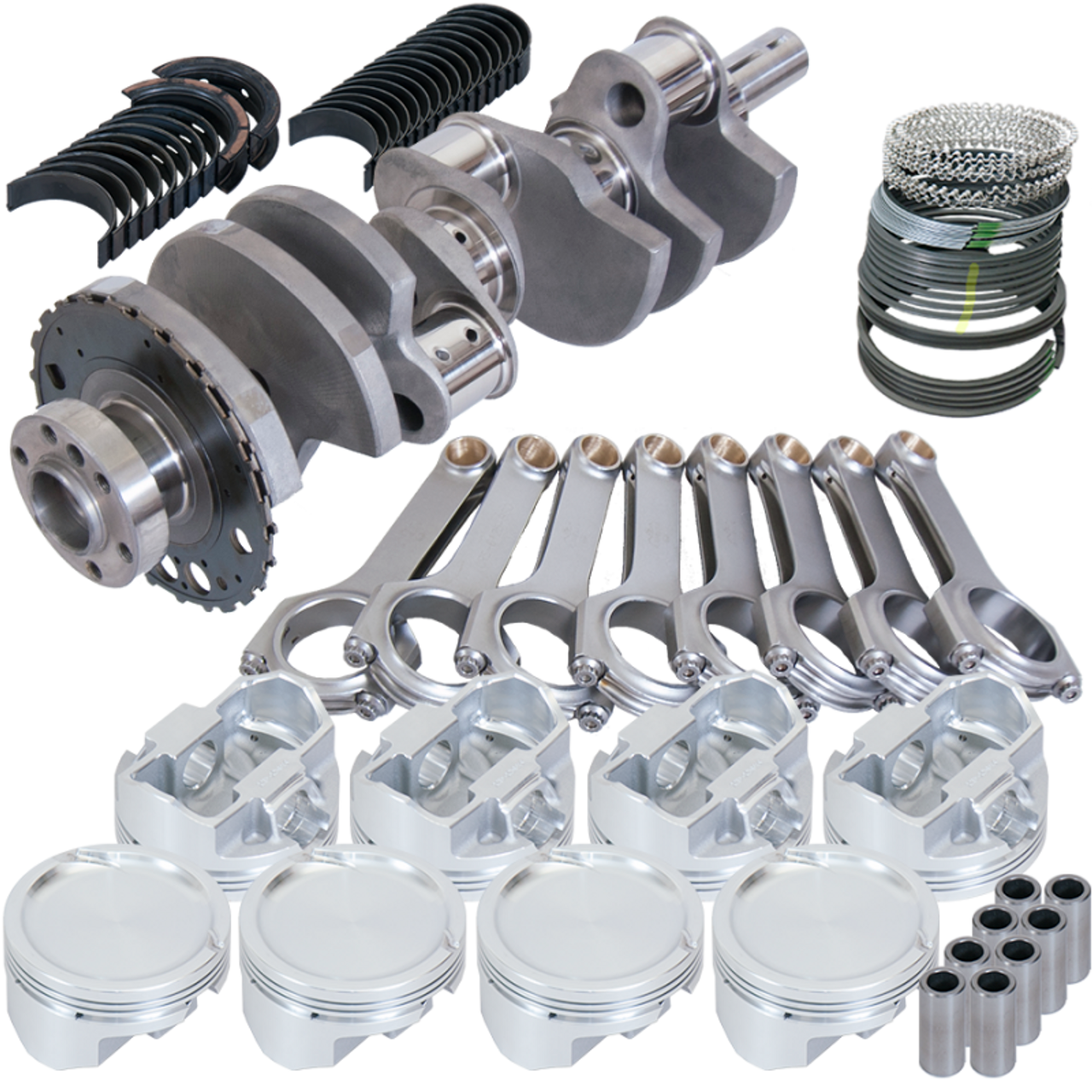 Eagle Chevy LS 4.8/5.3 4.000in Crank 24 Tth Rlctor 6.125in H-Beam 3.810in Pistons Rotating Assembly - 127023810 Photo - Primary