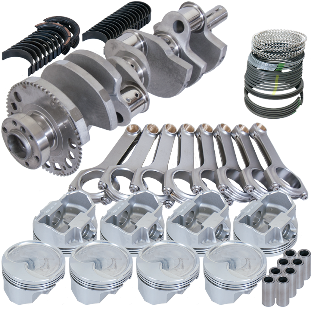 Eagle Chevy LS2 4.000in Crank 58 Tth Reluctor 6.125in H-Beam -15cc 4.010in Pistons Rotating Assembly - 127744010 Photo - Primary