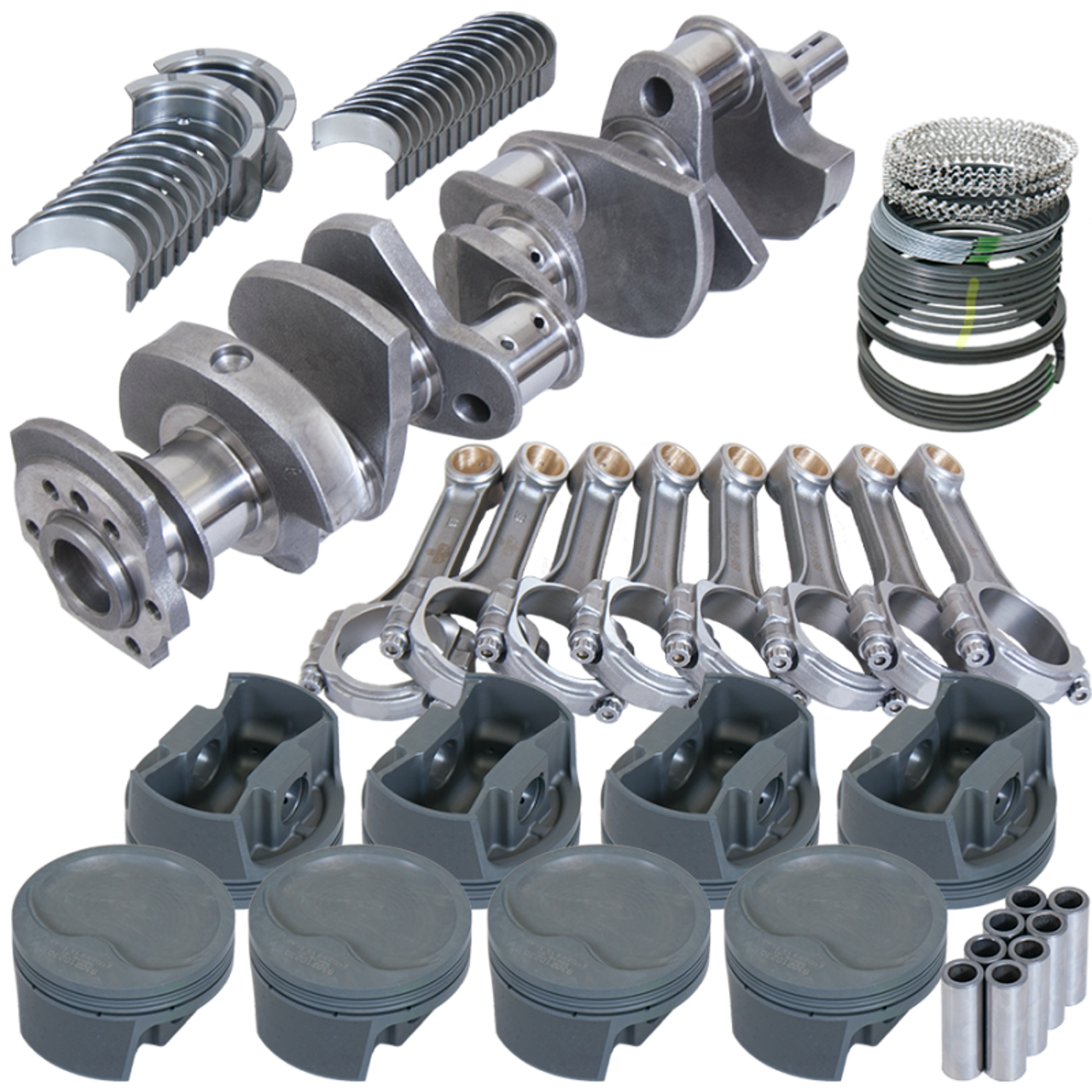 Eagle Chevy 350 3.750in Crank 5.700in I-Beam Rods -16cc 4.040in Pistons Rotating Assembly - 13001040 Photo - Primary