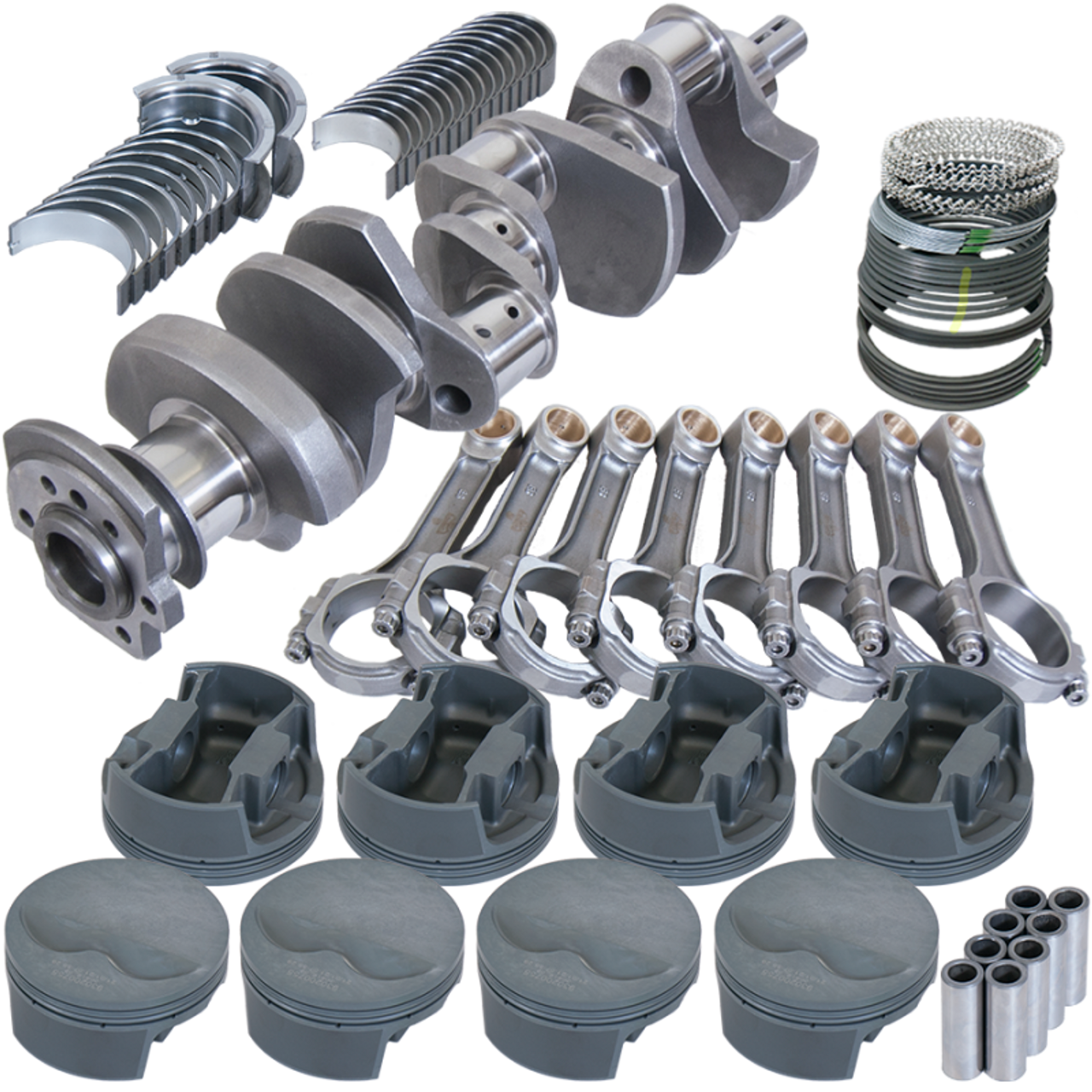 Eagle Chevy 400 3.750in Crank 6.000in I-Beam Rods -5cc Flat Top 4.165in Pistons Rotating Assembly - 13015040 Photo - Primary