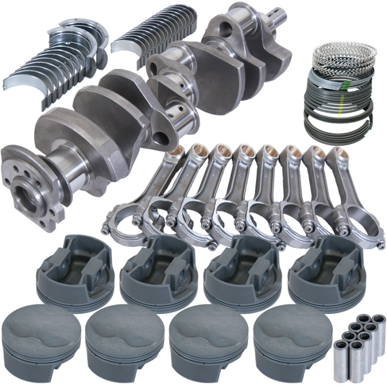 Eagle Chevy 400 3.750in Crank 6.000in I-Beam Rods -5cc Flat Top 4.165in Pistons Rotating Assembly - 13115040 Photo - Primary