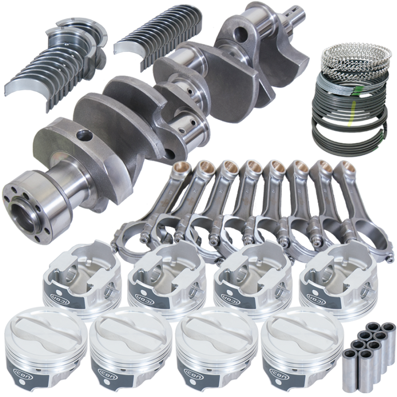 Eagle Chevy LT1350 1Pc 3.750in Crank 6.000in I-Beam Rods -18cc 4.040in Pistons Rotating Assembly - 13303L040 Photo - Primary