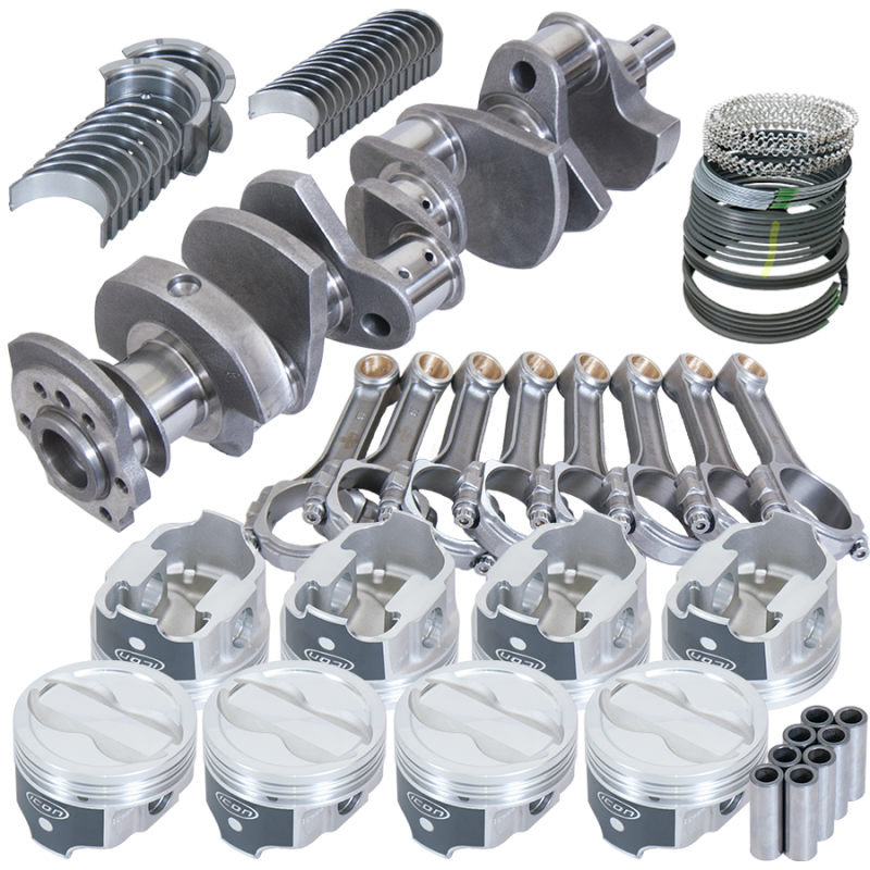 Eagle Chevy 350 3.750in Crank 5.700in I-Beam Rods -18cc 4.000in Pistons Rotating Assembly - 13304000 Photo - Primary