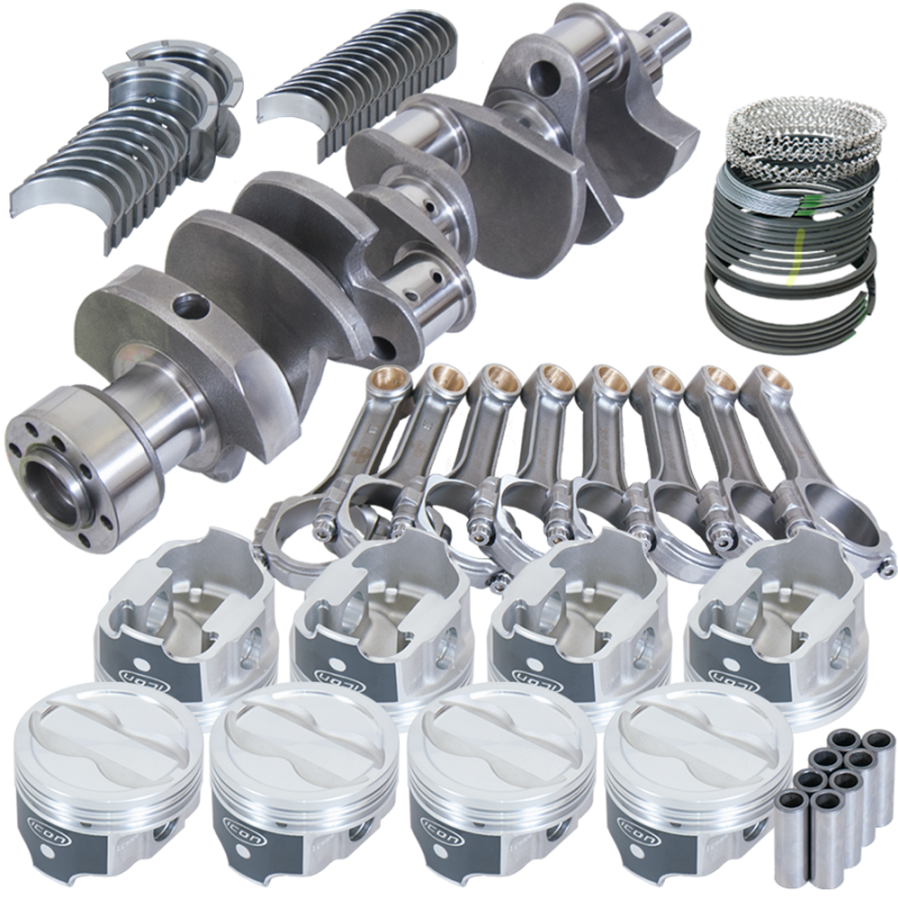 Eagle Chevy LT1350 1Pc 3.750in Crank 5.700in I-Beam Rods -18cc 4.060in Pistons Rotating Assembly - 13304L060 Photo - Primary