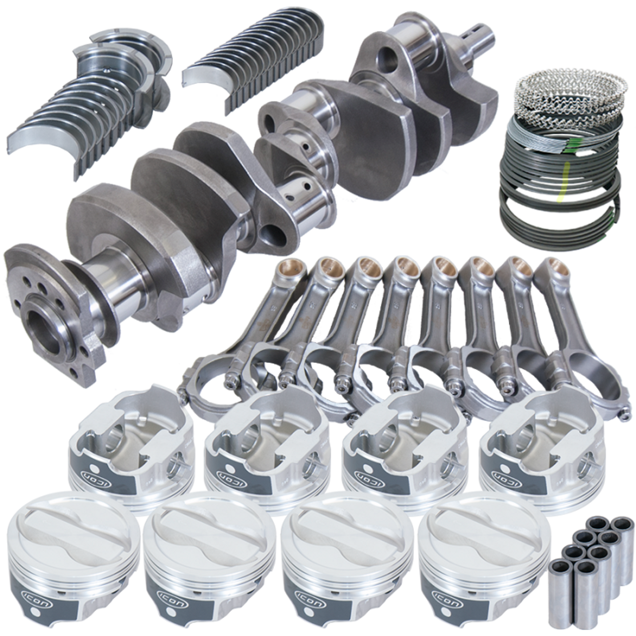 Eagle Chevy 350 3.750in Crank 6.000in I-Beam Rods -18cc 4.060in Pistons Rotating Assembly - 13323060 Photo - Primary