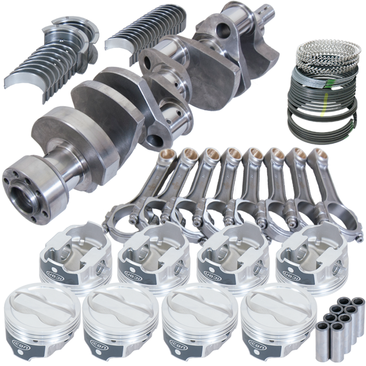 Eagle Chevy LT1350 1Pc 3.750in Crank 6.000in I-Beam Rods -18cc 4.060in Pistons Rotating Assembly - 13323L060 Photo - Primary