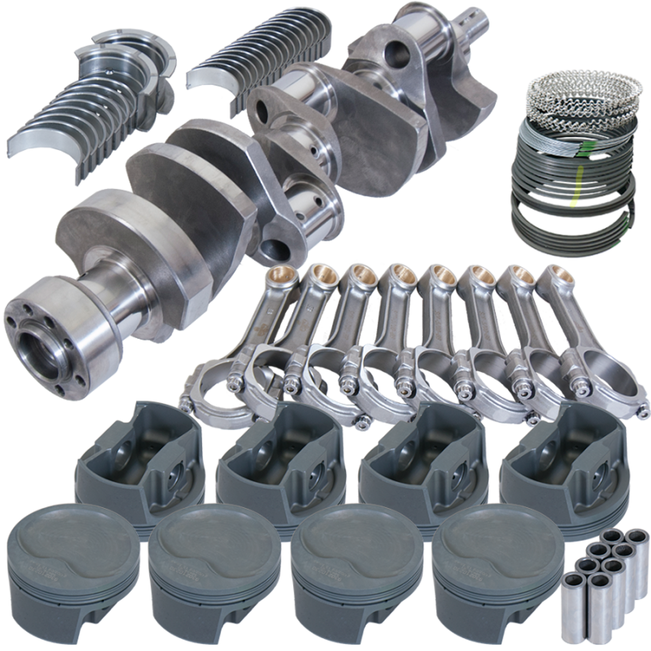Eagle Chevy LT1350 1Pc 3.750in Crank 5.700in I-Beam Rods -16cc 4.040in Pistons Rotating Assembly - 13551L040 Photo - Primary