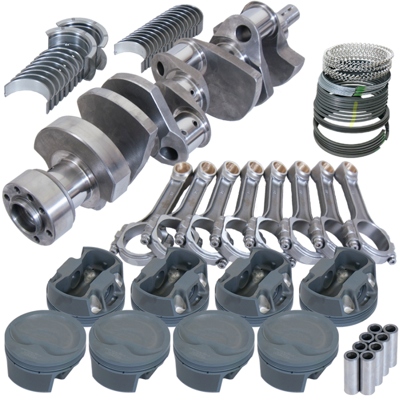 Eagle Chevy LT1350 1Pc 3.750in Crank 6.000in I-Beam Rods -16cc 4.060in Pistons Rotating Assembly - 13552L060 Photo - Primary