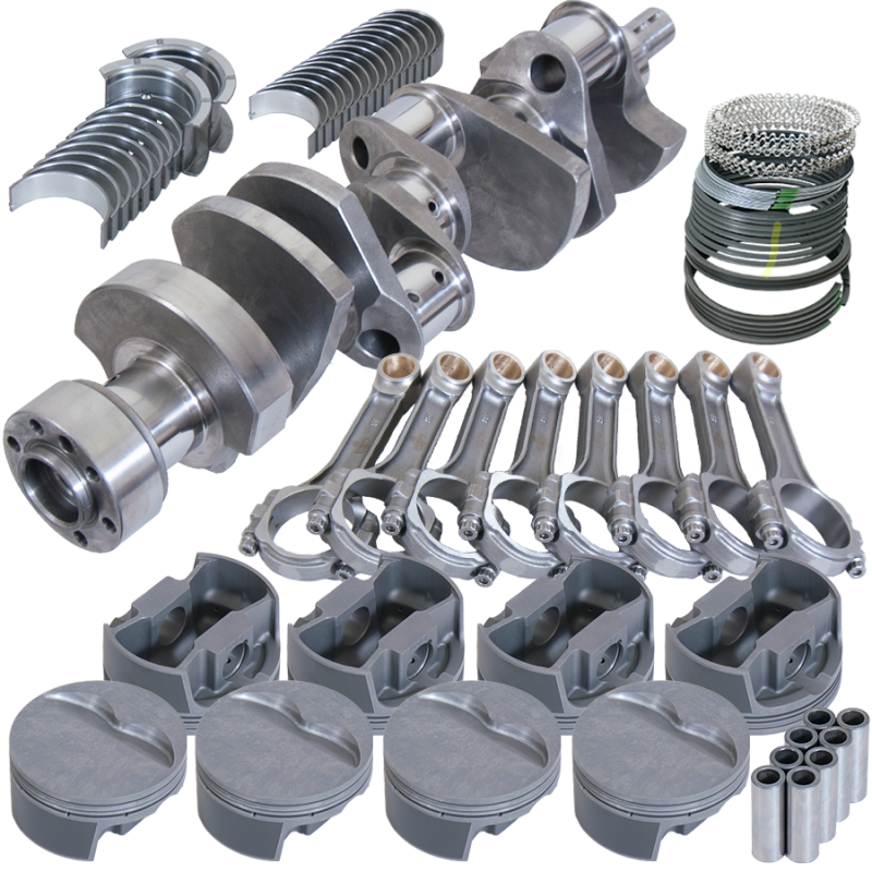 Eagle Chevy LT1350 1Pc 3.750in Crank 6.000in I-Beam Rods -5cc 4.040in Pistons Rotating Assembly - 13557L040 Photo - Primary