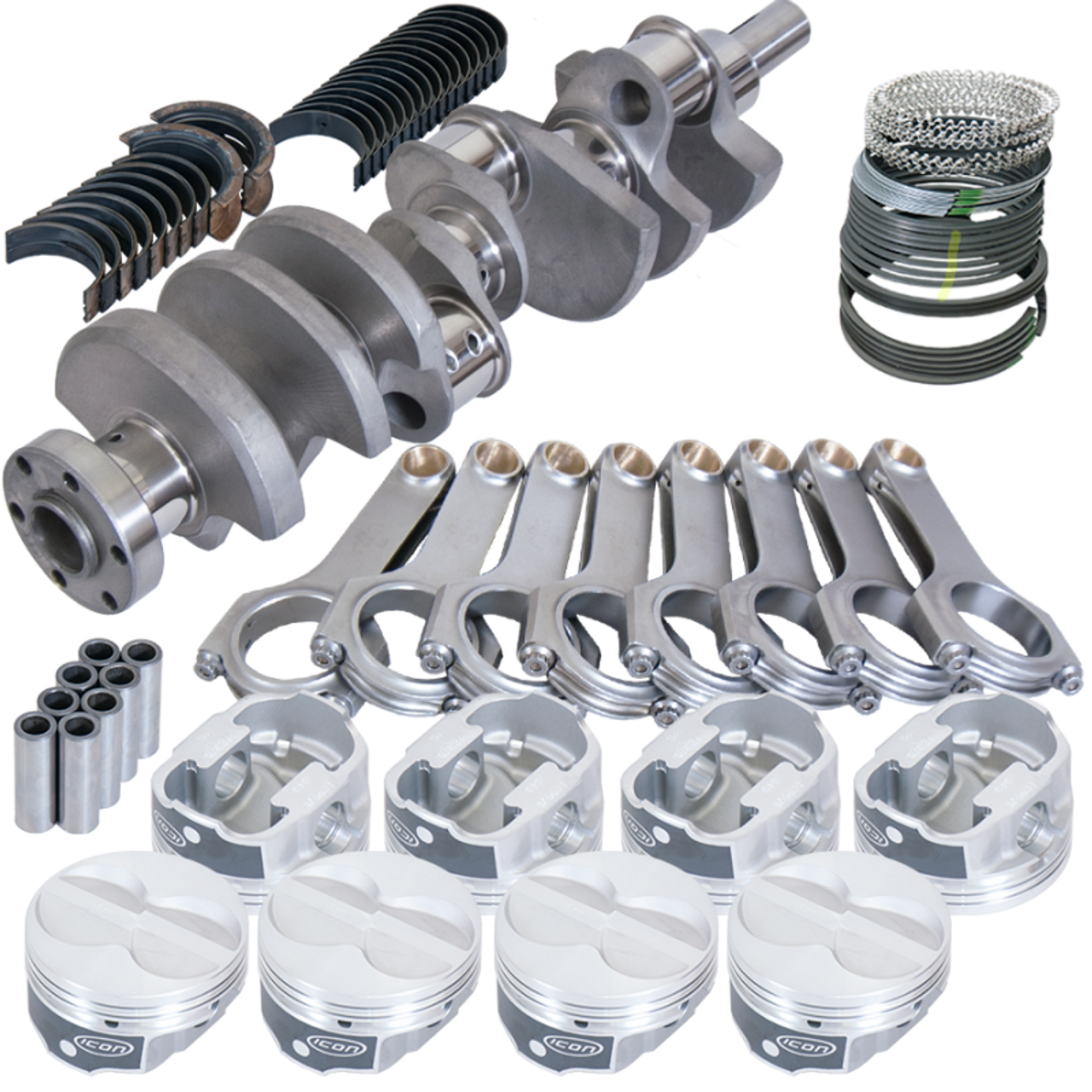 Eagle Ford 289/302 3.250in Crank 5.400in H-Beam -11cc Flat Top 4.040in Pistons Rotating Assembly - 14251040 Photo - Primary
