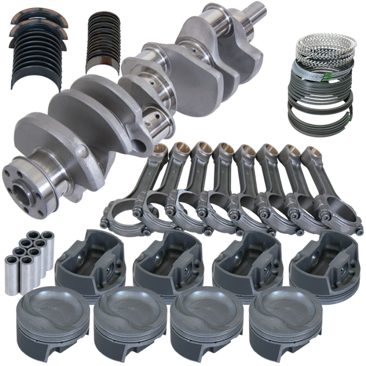 Eagle Ford 351W 4.000in Crank 6.200in I-Beam Rods -28cc Inv Dome 4.030in Pistons Rotating Assembly - 14805030 Photo - Primary