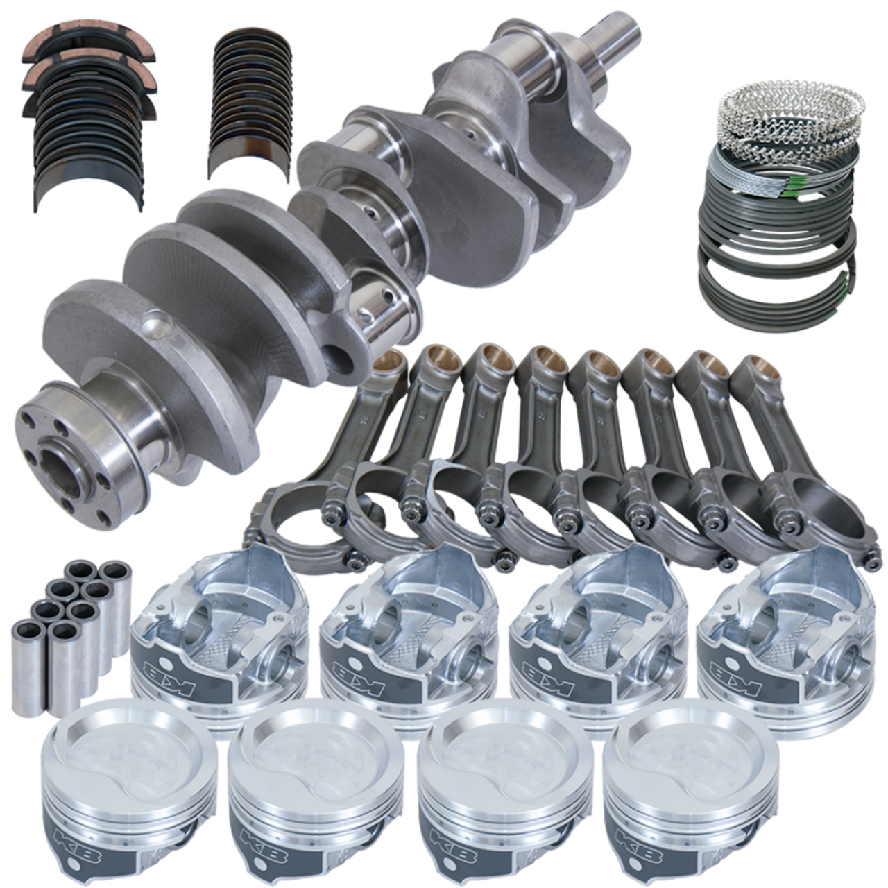 Eagle Ford 351W SVO 4.000in Crank 2.750in Mains 6.200in I-Beam Rod 4.040in Pistons Rotating Assembly - 14806040 Photo - Primary