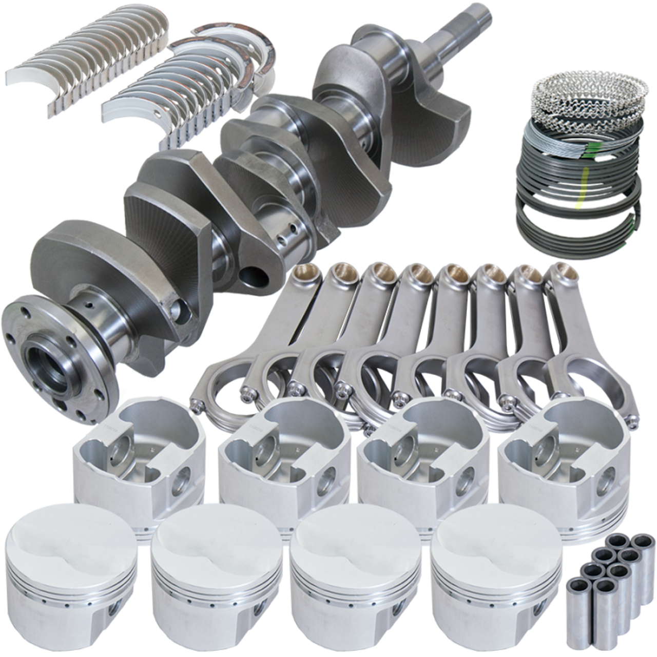 Eagle Ford FE 3.980in Crank 6.490in H-Beam -5cc Flat Top 4.080in Pistons Rotating Assembly - 157094080 Photo - Primary