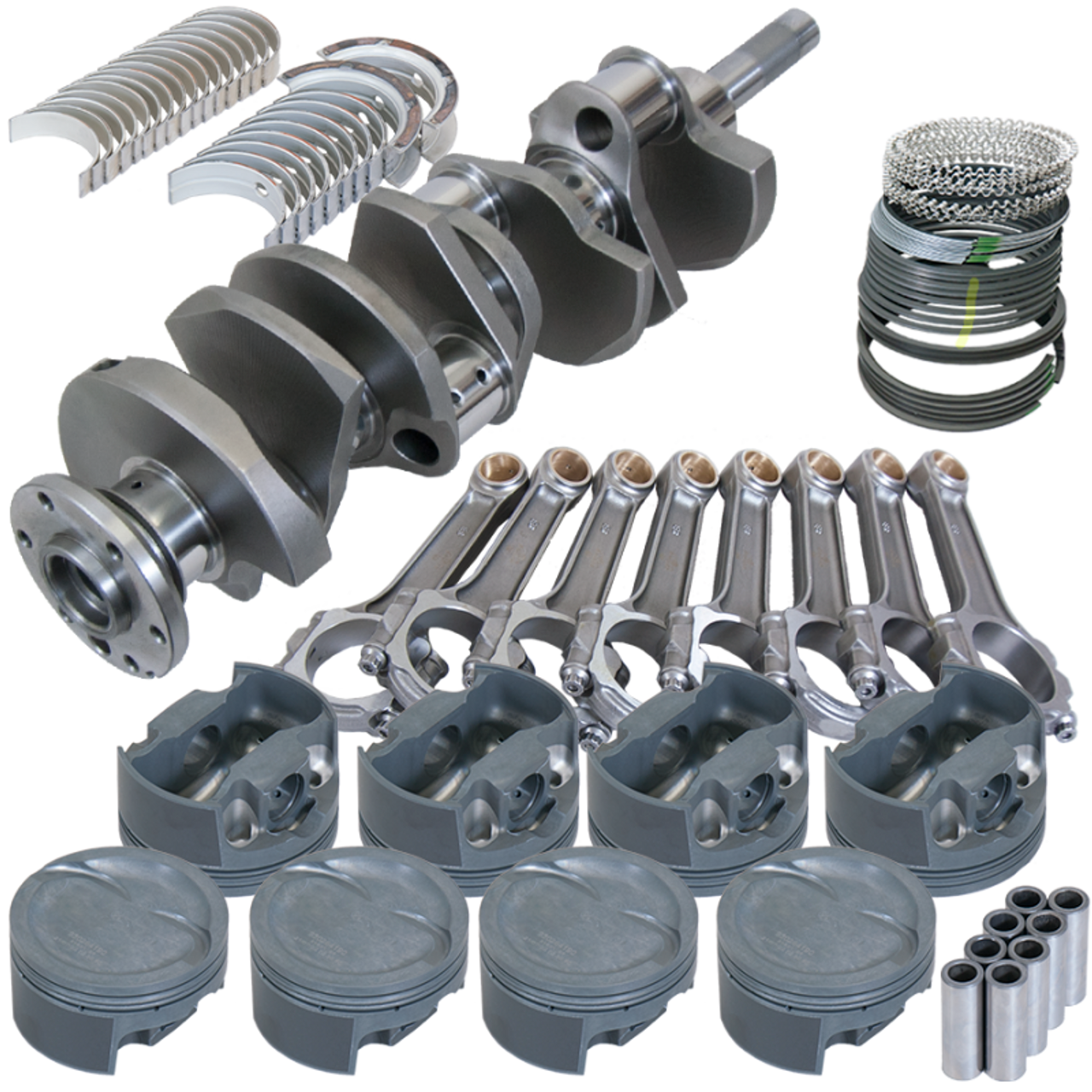 Eagle Ford FE 4.125in Crank 6.700in I-Beam Rods -26cc Inv Dome 4.090in Pistons Rotating Assembly - 158104090 Photo - Primary