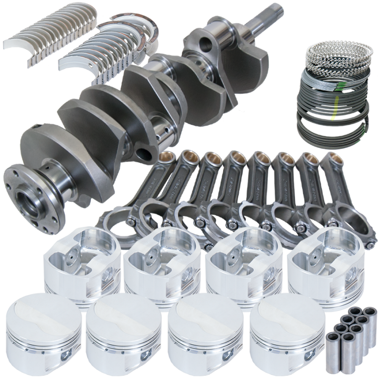 Eagle Ford FE 4.125in Crank 6.700in I-Beam Rods -7cc Flat Top 4.100in Pistons Rotating Assembly - 158124100 Photo - Primary