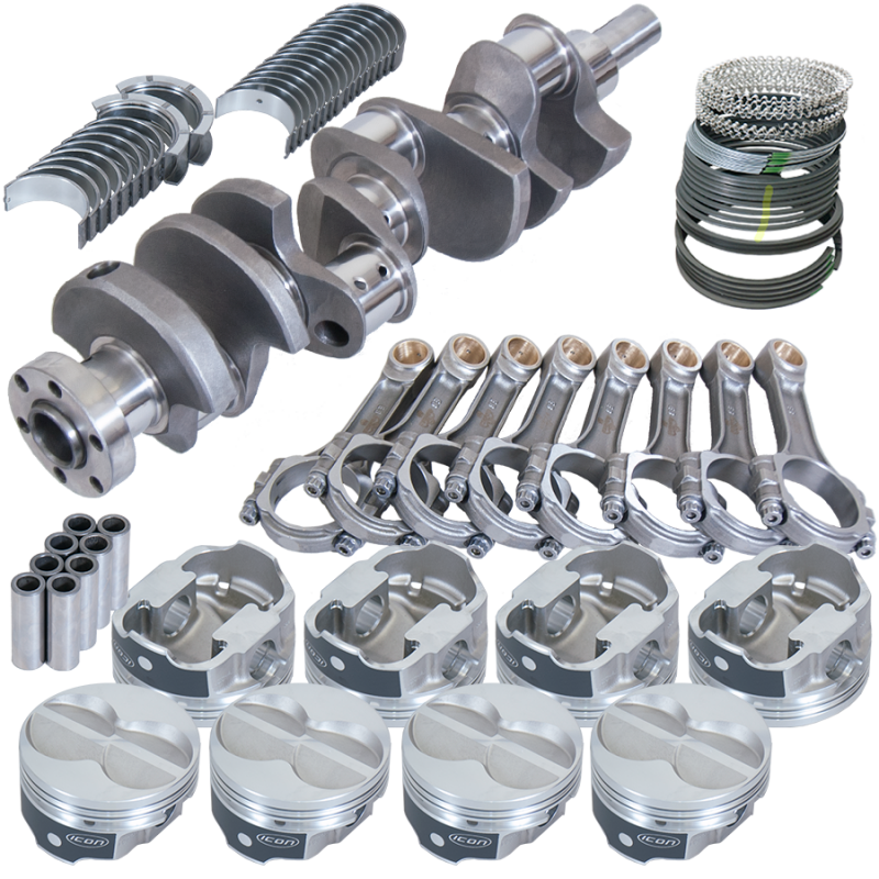 Eagle Ford 289/302 3.400in Crank 5.400in I-Beam Rod -11cc Flat Top 4.060in Pistons Rotating Assembly - 16323060 Photo - Primary