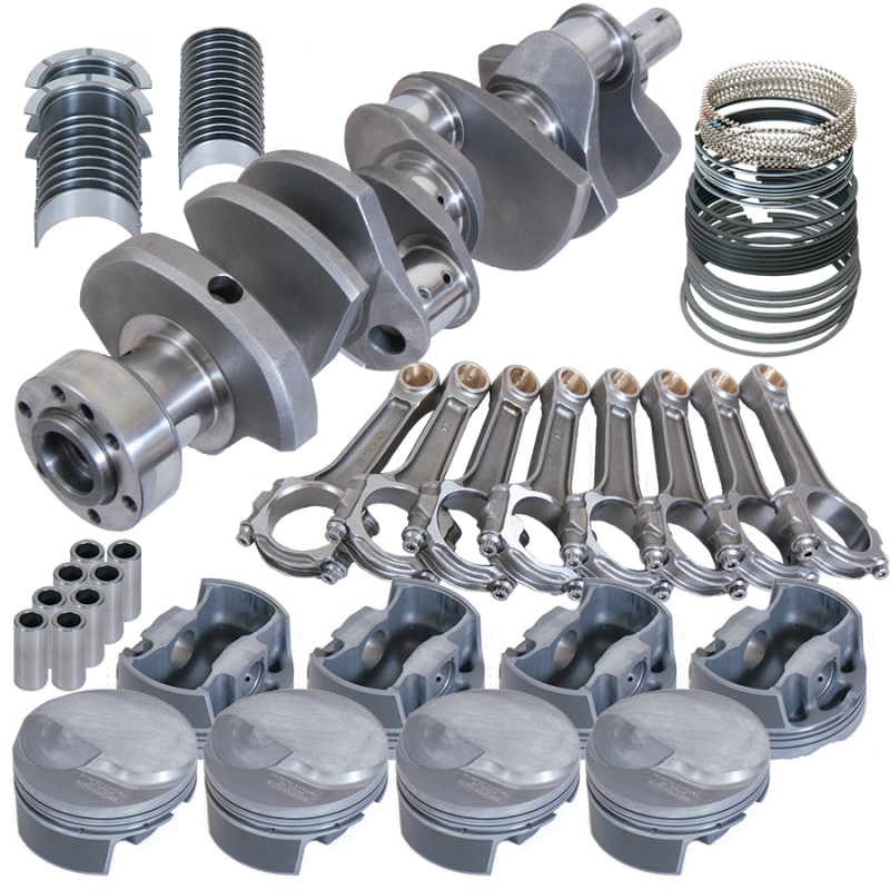 Eagle Chevy 454 1Pc 4.250in Crank 6.385in I-Beam Rods 18cc Dome 4.350in Pistons Rotating Assembly - 18022L100 Photo - Primary