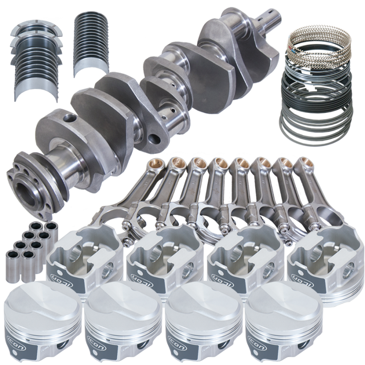 Eagle Chevy 454 4.000in Crank 6.135in I-Beam Rods 18.3cc Dome 4.280in Pistons Rotating Assembly - 18320030 Photo - Primary
