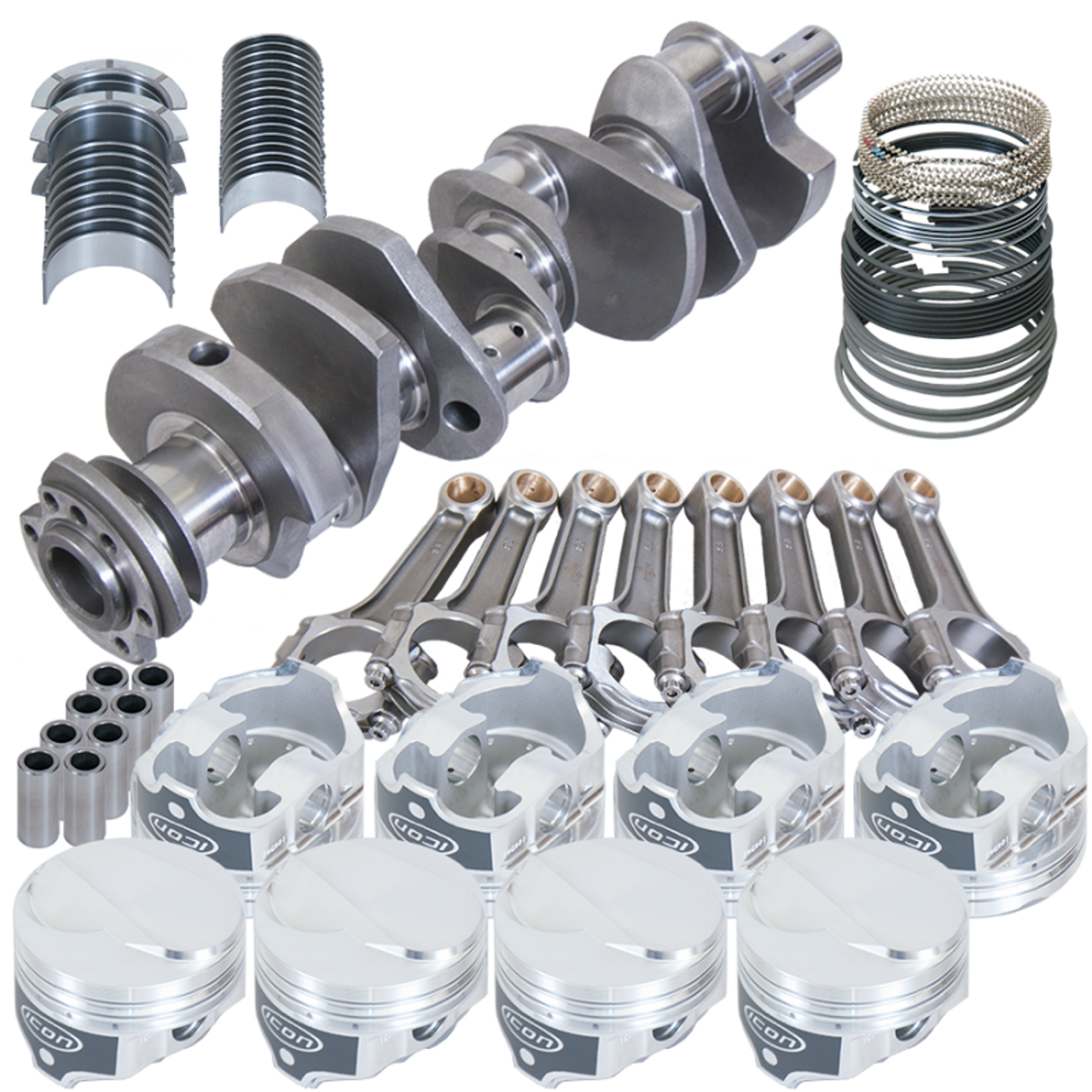 Eagle Chevy 454 4.000in Crank 6.135in I-Beam Rods 18cc Dome 4.280in Pistons Rotating Assembly - 18322030 Photo - Primary