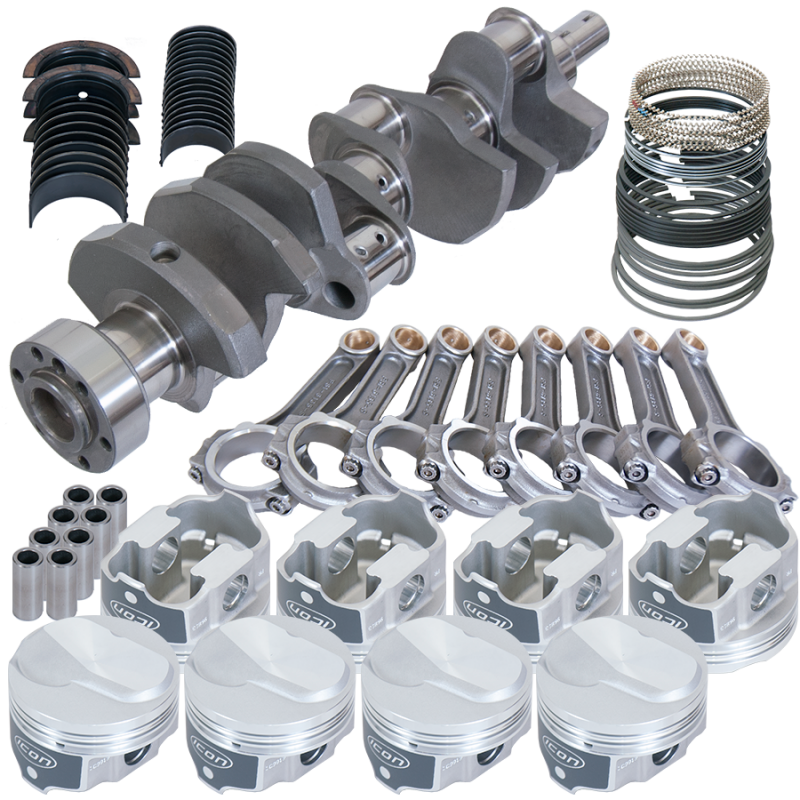 Eagle Chevy 454 1Pc 4.000in Crank 6.135in I-Beam Rod Closed Chamber 4.310in Piston Rotating Assembly - 18420L060 Photo - Primary