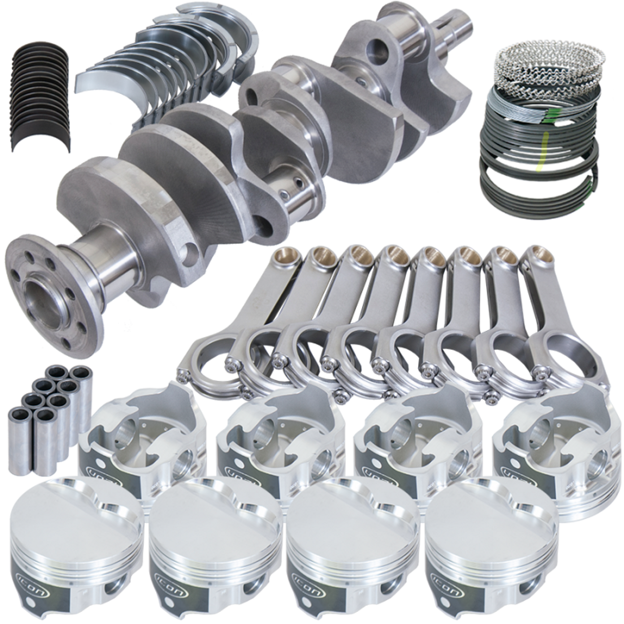 Eagle Chrysler 318 4.000in Crank 6.123in H-Beam -4.7cc Flat Top 3.970in Pistons Rotating Assembly - 20152060 Photo - Primary