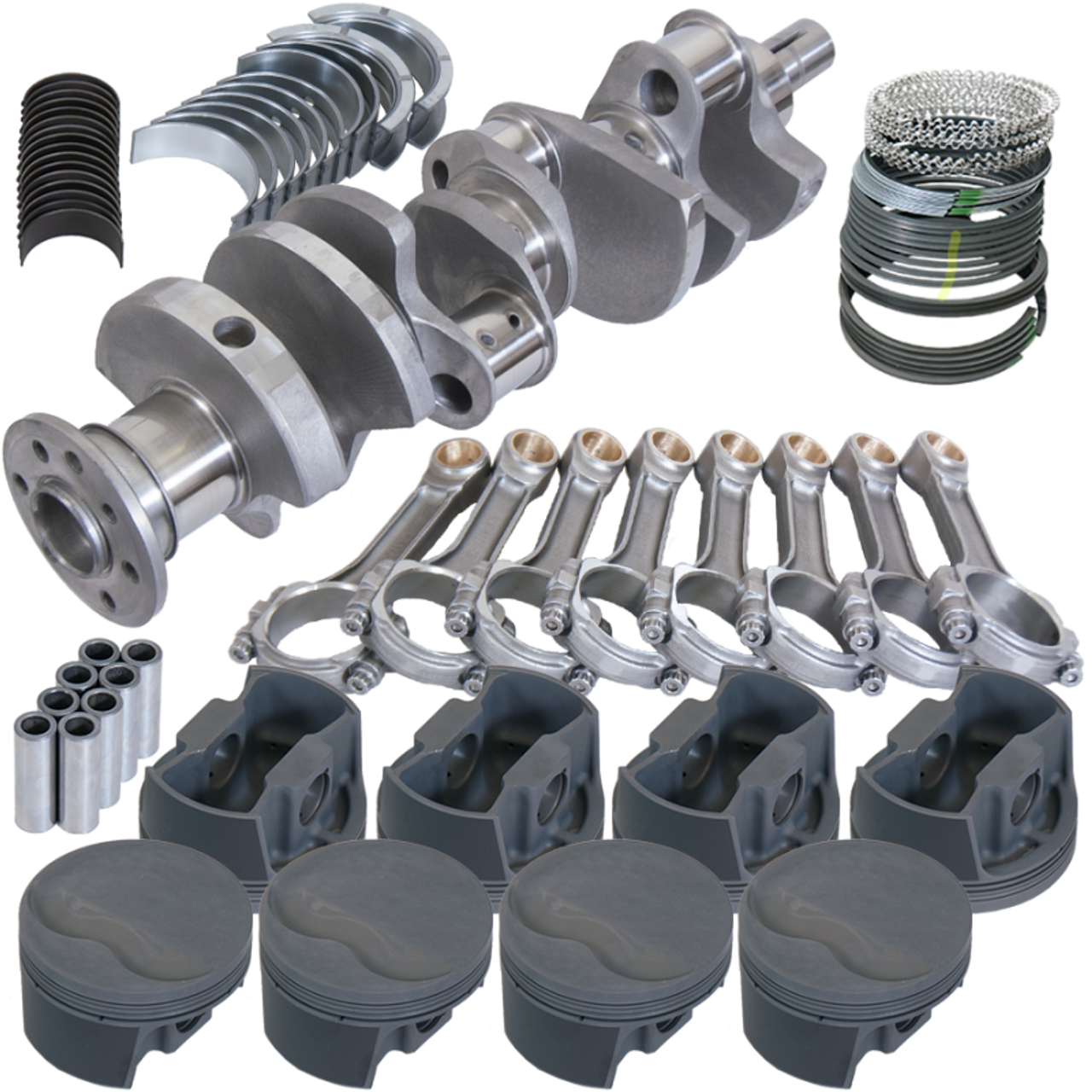 Eagle Chrysler 360 4.000in Crank 6.123in I-Beam Rods -5cc Flat Top 4.070in Pistons Rotating Assembly - 20410070 Photo - Primary