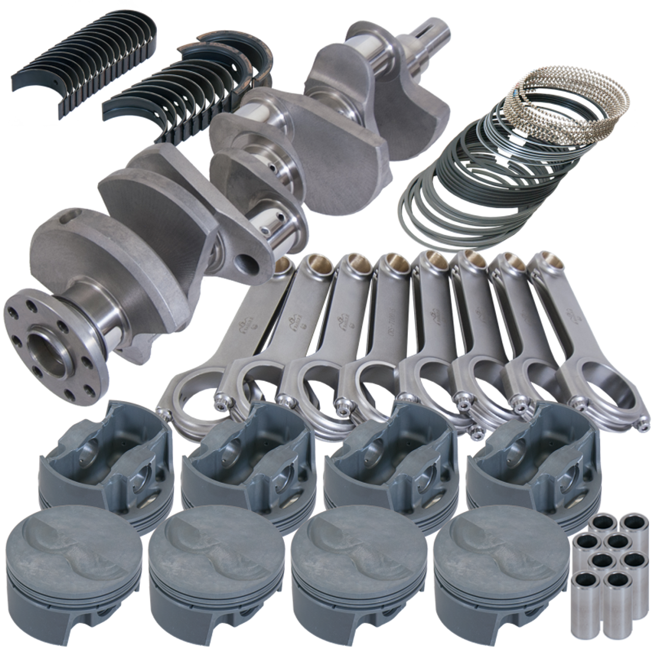 Eagle Chrysler RB 4.250in Crank 7.100in H-Beam -8cc Flat Top 4.375in Pistons Rotating Assembly - 21202055 Photo - Primary