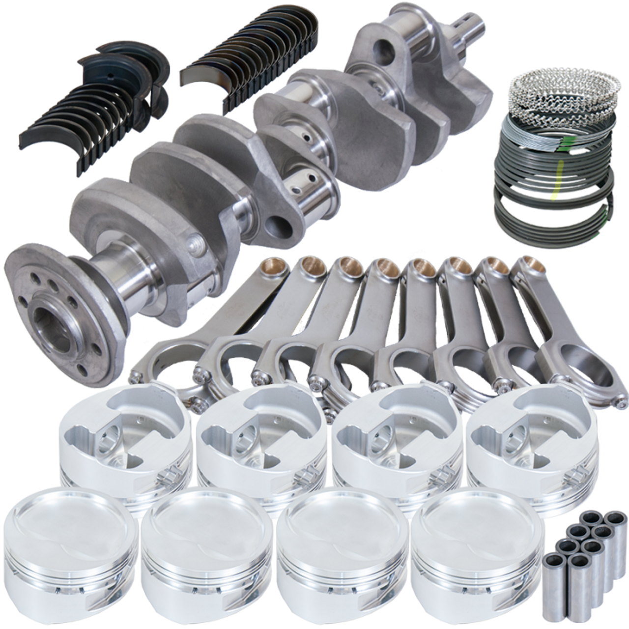 Eagle Chevy 350 3.750in Crank 6.000in H-Beam -28cc 4.030in Pistons Rotating Assembly - 35130030 Photo - Primary