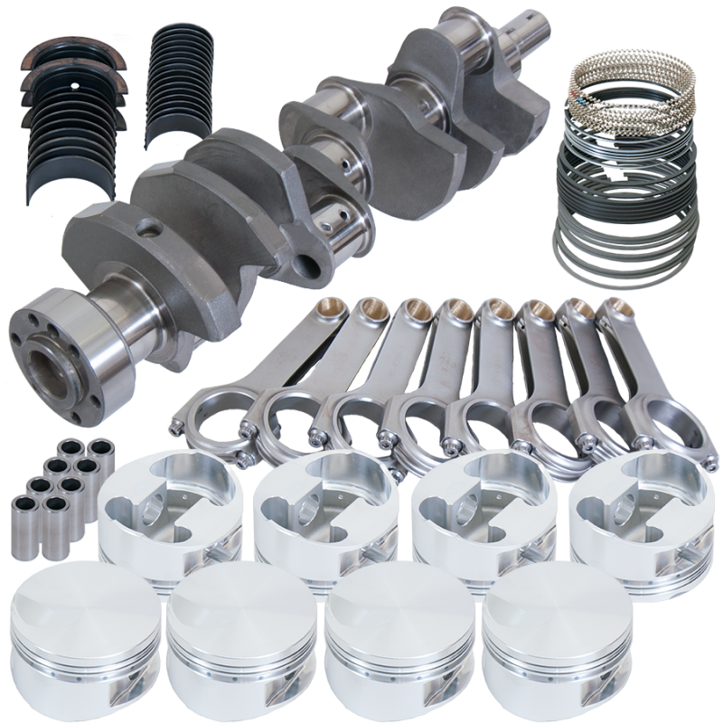 Eagle Chevy 454 1Pc 4.000in Crank 6.385in H-Beam -3cc Flat Top 4.310in Pistons Rotating Assembly - 35315L060 Photo - Primary