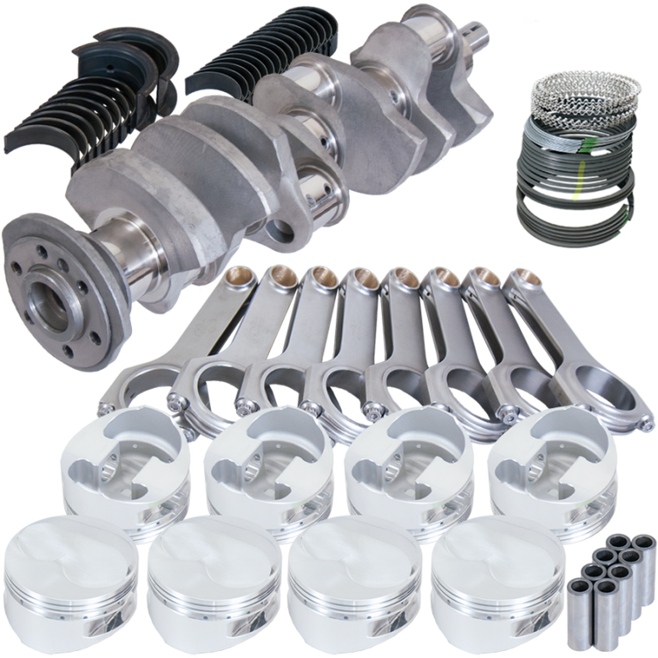 Eagle Chevy 400 3.875in Crank 6.000in H-Beam Stroker Rods -10.8cc 4.165in Pistons Rotating Assembly - 35650040 Photo - Primary