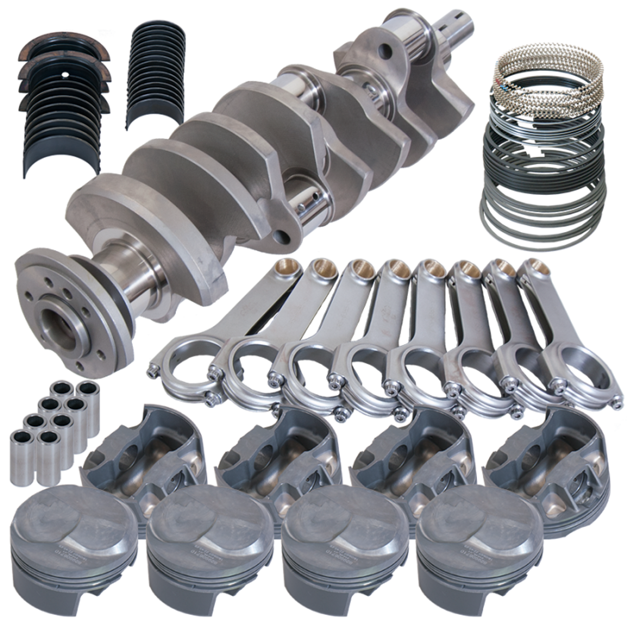 Eagle Chevy 454 4.250in Counterweight Crank 6.385in H-Beam 43cc 4.350in Pistons Rotating Assembly - 35700100 Photo - Primary