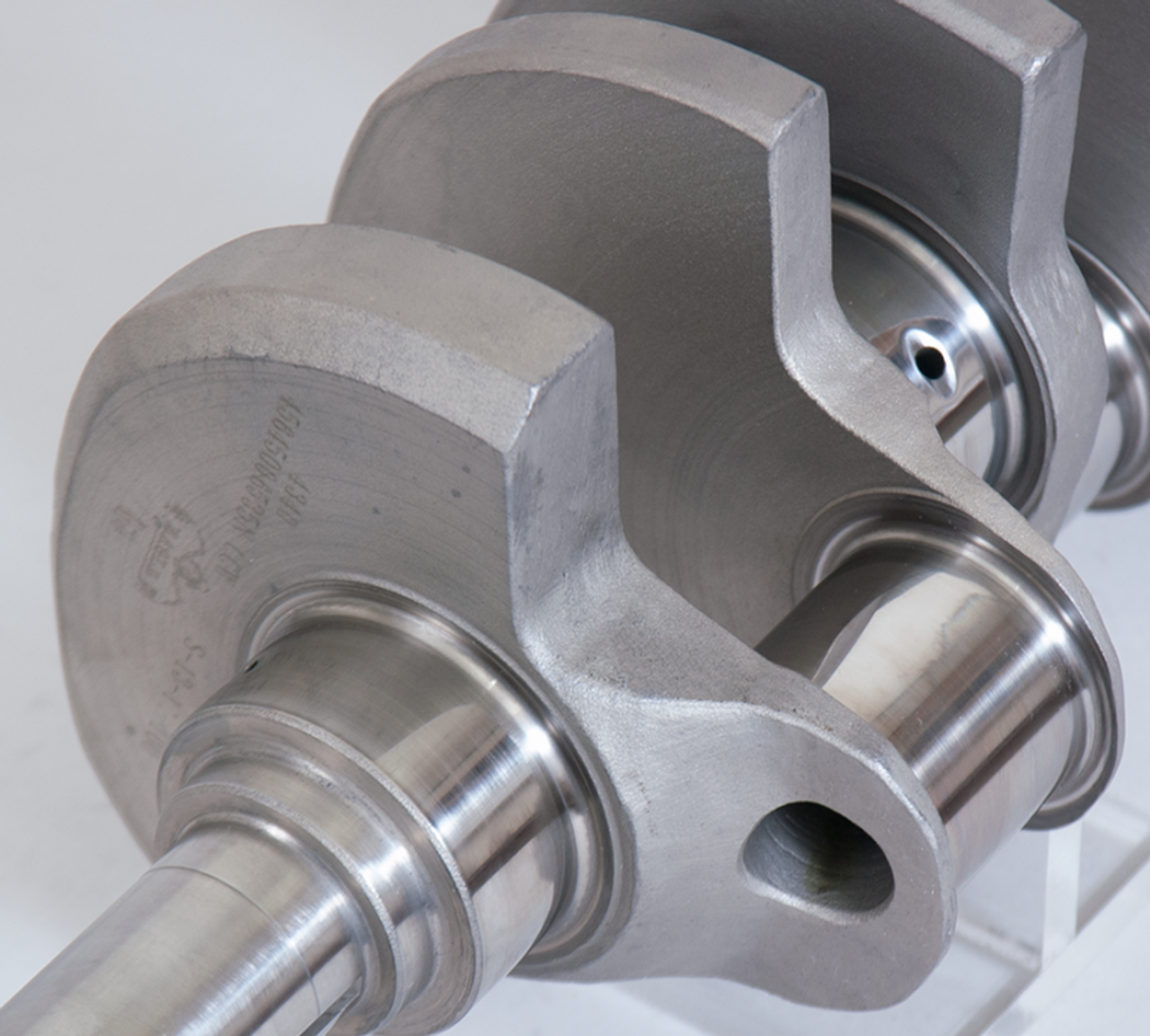 Eagle Chevy BB 1Pc Rear Seal 4.500in Stroke Int Balance Center Counterweight Forged Steel Crankshaft - 445645006535 Photo - Unmounted