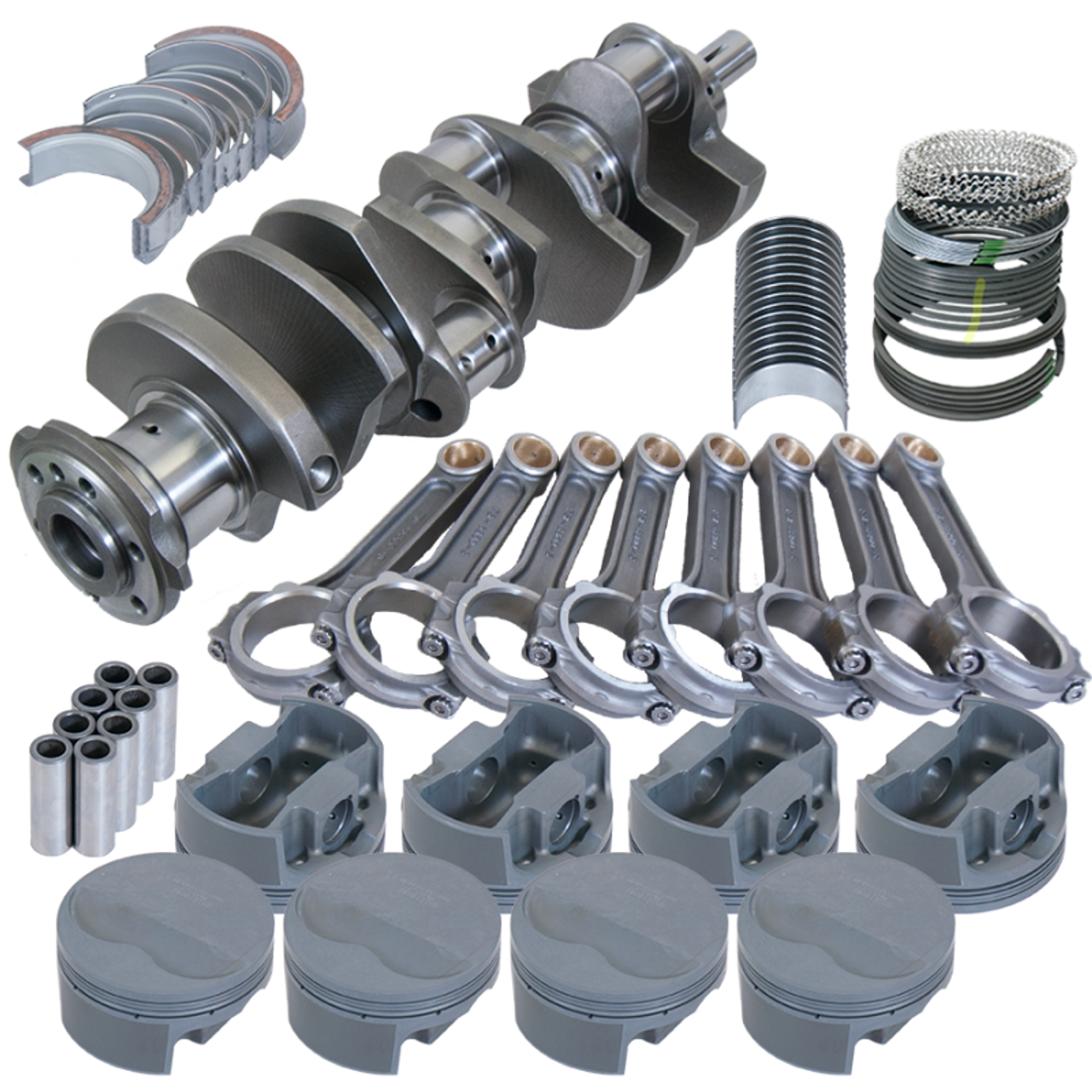Eagle Pontiac 455 4.250in Crank 6.800in I-Beam Rods -6cc Flat Top 4.185in Pistons Rotating Assembly - 524134185 Photo - Primary
